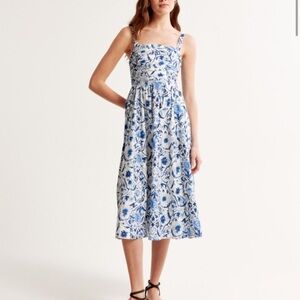 Abercrombie and fitch floral midi dress